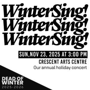 WinterSing! — Sun, Nov 23, 2025 at 3:00 PM